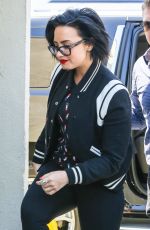DEMI LOVATO Arrives at a Studio in Los Angeles 03/16/2016