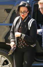 DEMI LOVATO Arrives at a Studio in Los Angeles 03/16/2016