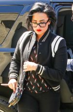 DEMI LOVATO Arrives at a Studio in Los Angeles 03/16/2016
