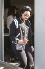 DEMI LOVATO Arrives at a Studio in Los Angeles 03/16/2016