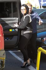 DEMI LOVATO Arrives at a Studio in Los Angeles 03/16/2016