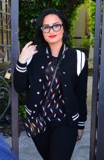 DEMI LOVATO Arrives at a Studio in Los Angeles 03/16/2016