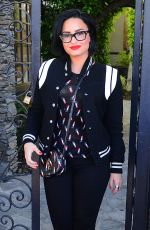DEMI LOVATO Arrives at a Studio in Los Angeles 03/16/2016