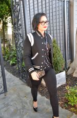 DEMI LOVATO Arrives at a Studio in Los Angeles 03/16/2016