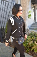 DEMI LOVATO Arrives at a Studio in Los Angeles 03/16/2016