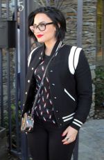 DEMI LOVATO Arrives at a Studio in Los Angeles 03/16/2016