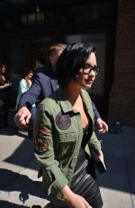 DEMI LOVATO Leaves Her Hotel in New York 03/22/2016