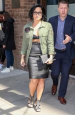 DEMI LOVATO Leaves Her Hotel in New York 03/22/2016