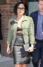DEMI LOVATO Leaves Her Hotel in New York 03/22/2016