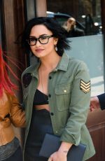 DEMI LOVATO Leaves Her Hotel in New York 03/22/2016