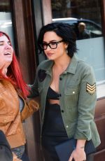 DEMI LOVATO Leaves Her Hotel in New York 03/22/2016