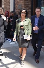 DEMI LOVATO Leaves Her Hotel in New York 03/22/2016