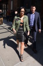 DEMI LOVATO Leaves Her Hotel in New York 03/22/2016