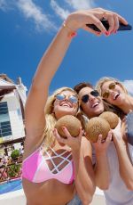 DEVON WINDSOR and RACHEL HILBERT at VS Secret Pink Nation Spring Beach Party in Cancun 03/15/2016