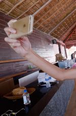 DEVON WINDSOR and RACHEL HILBERT at VS Secret Pink Nation Spring Beach Party in Cancun 03/15/2016