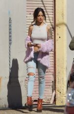 EIZA GONZALEZ on the Set of 