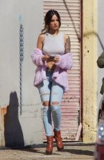 EIZA GONZALEZ on the Set of 