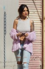 EIZA GONZALEZ on the Set of 