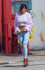 EIZA GONZALZ on the Set of 
