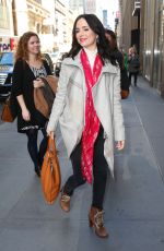 ELIZA DUSHKU Out and About in New York 03/16/2016