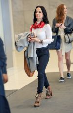 ELIZA DUSHKU Out and About in New York 03/16/2016