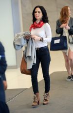 ELIZA DUSHKU Out and About in New York 03/16/2016
