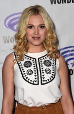 ELIZA TAYLOR at The 100 Panel at Wondercon 2016 in Los Angeles 03/27/2016