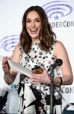 ELIZABETH HENSTRIDGE at Agents of S..I.E.L.D. Panel at Wondercon 03/26/2016