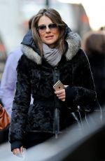 ELIZABETH HURLEY Out and About in New York 03/09/2016