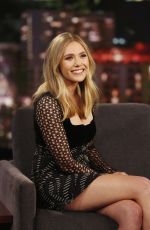 ELIZABETH OLSEN at Jimmy Kimmel Live in Los Angeles 03/21/2016