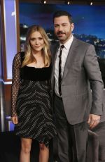 ELIZABETH OLSEN at Jimmy Kimmel Live in Los Angeles 03/21/2016