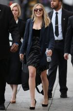 ELIZABETH OLSEN Leaves Jimmy Kimmel Live in Los Angeles 03/21/2016