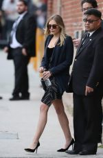 ELIZABETH OLSEN Leaves Jimmy Kimmel Live in Los Angeles 03/21/2016