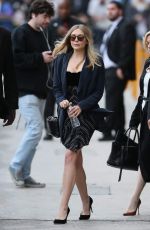 ELIZABETH OLSEN Leaves Jimmy Kimmel Live in Los Angeles 03/21/2016