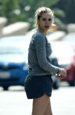 ELIZABETH OLSEN Out at Runyon Canyon in Los Angeles 03/03/2016