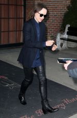ELLEN APGE Leaves Her Hotel in New York 03/08/2016