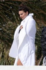 EMILY RATAJKOWSKI on the Set of a Photoshoot in Malibu 03/29/2016