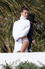 EMILY RATAJKOWSKI on the Set of a Photoshoot in Malibu 03/29/2016
