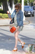 EMMA ROBERS Out in West Hollywood 03/30/2016