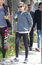 EMMA ROBERTS Out and About in Los Angeles 03/21/2016