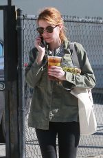 EMMA ROBERTS Out and Abut in Los Angeles 03/26/2016
