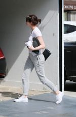 EMMA STONE Arrives at a Gym in Los Angeles 03/03/2016