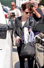 EMMA STONE Leaves a Gym in Los Angeles 03/30/2016