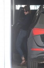 EMMA STONE Out and About in Beverly Hills 03/08/2016