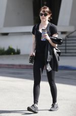 EMMA STONE Out and About in Los Angeles 03/09/2016