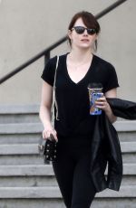 EMMA STONE Out and About in Los Angeles 03/09/2016