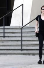 EMMA STONE Out and About in Los Angeles 03/09/2016