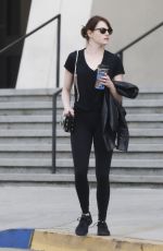 EMMA STONE Out and About in Los Angeles 03/09/2016