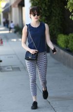EMMA STONE Out in West Hollywood 03/24/2016