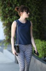 EMMA STONE Out in West Hollywood 03/24/2016